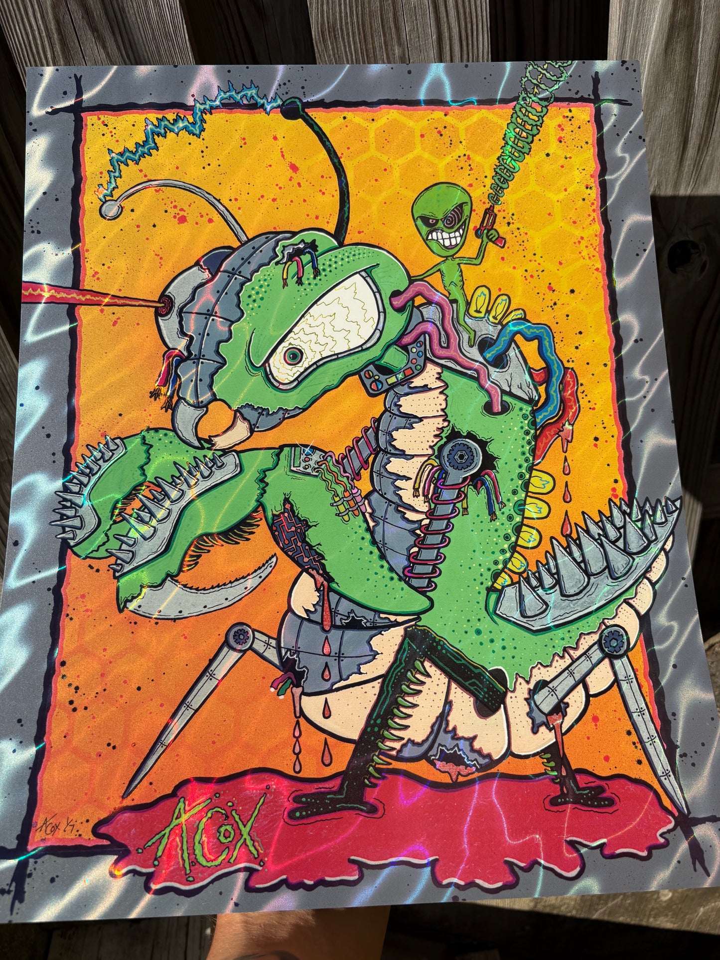 “Mecha Mantis” Foil - Andy Cox