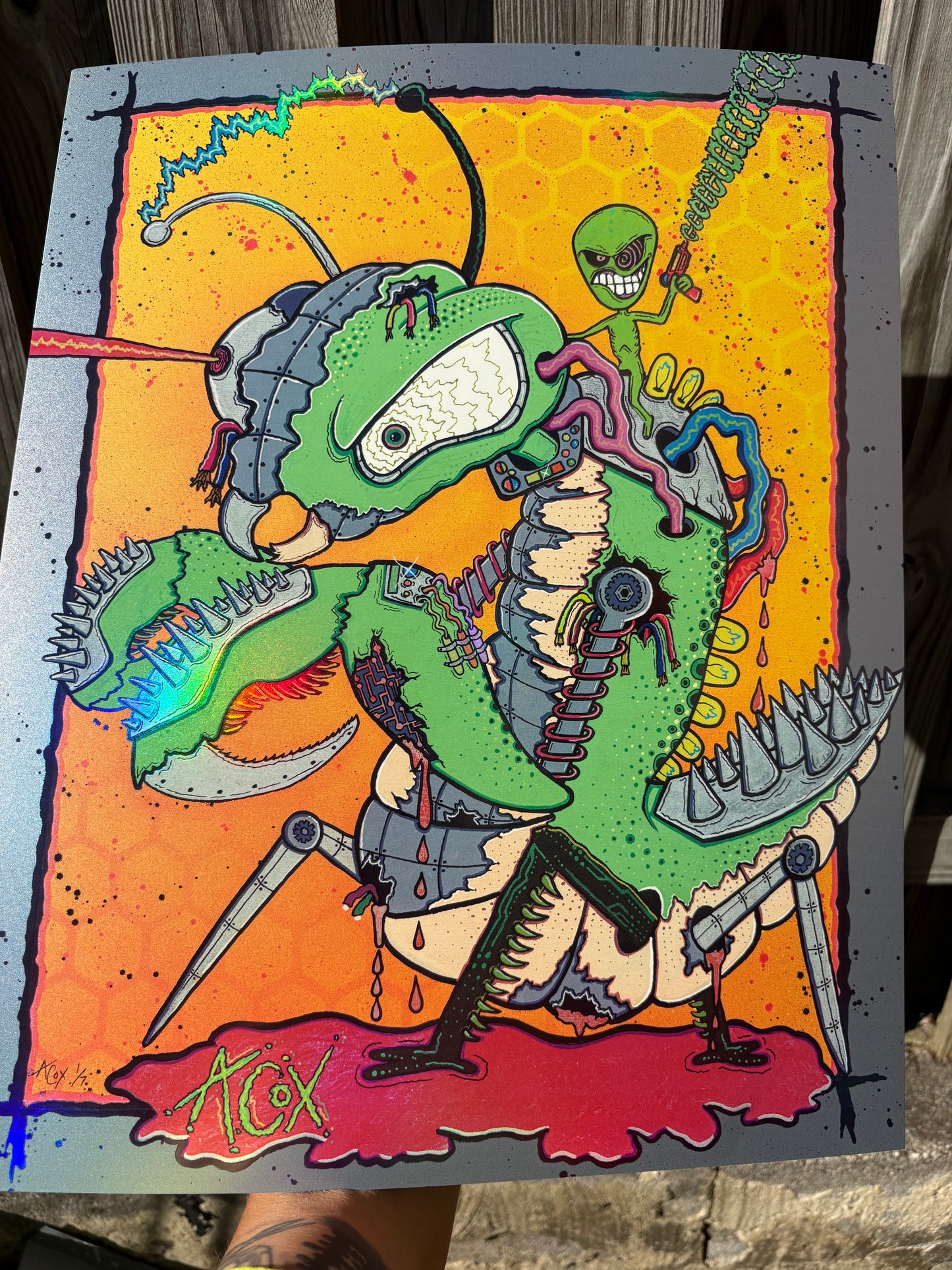 “Mecha Mantis” Foil - Andy Cox