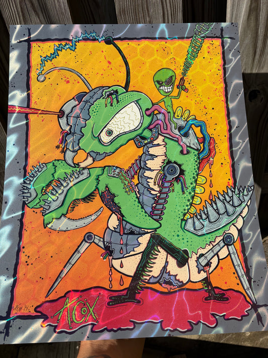 “Mecha Mantis” Foil - Andy Cox