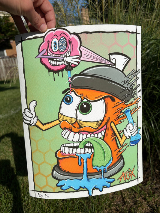 Spray Can Man 2.0 Print - Andy Cox