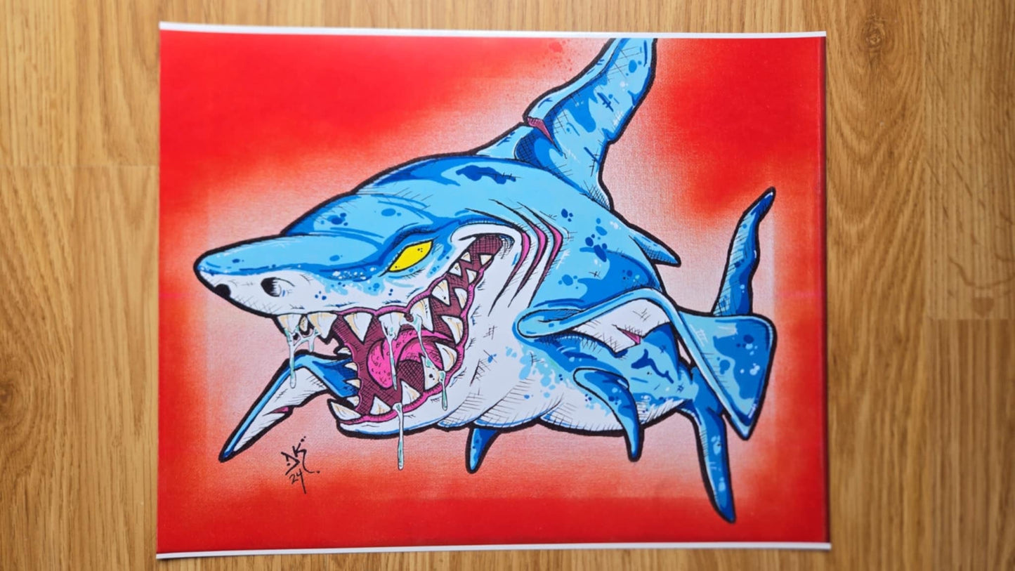 Shark Print - DK Arts