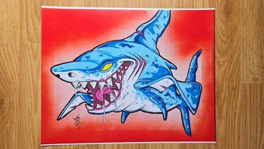 Shark Print - DK Arts